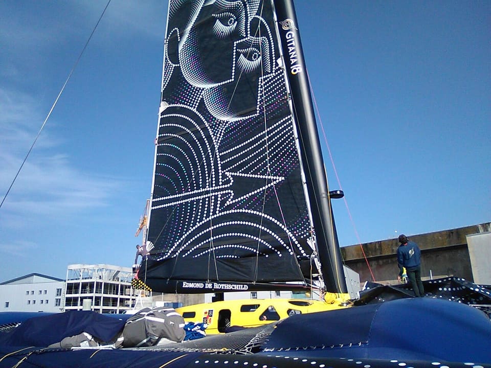 L'Ultim Gitana 18, Maxi Edmond de Rothschild, à Lorient en février 2026
